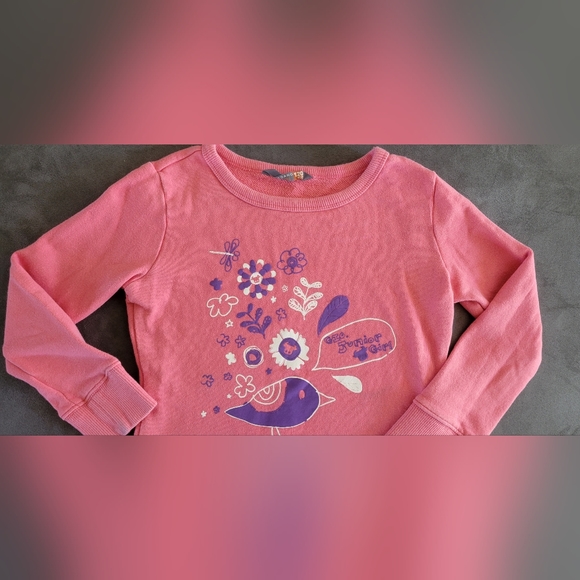 Girls 6T 7T Giordano Juniors Pink Sweatshirt - Picture 4 of 6